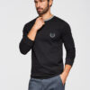 Ombre Clothing meeste pika varrukaga puuvillane särk - Thumbnail Image 17