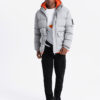 Ombre Clothing meeste tepitud kapuutsiga jope - Thumbnail Image 16