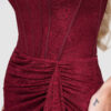 Larica asümmeetriline pitsist maksikleit - Thumbnail Image 5