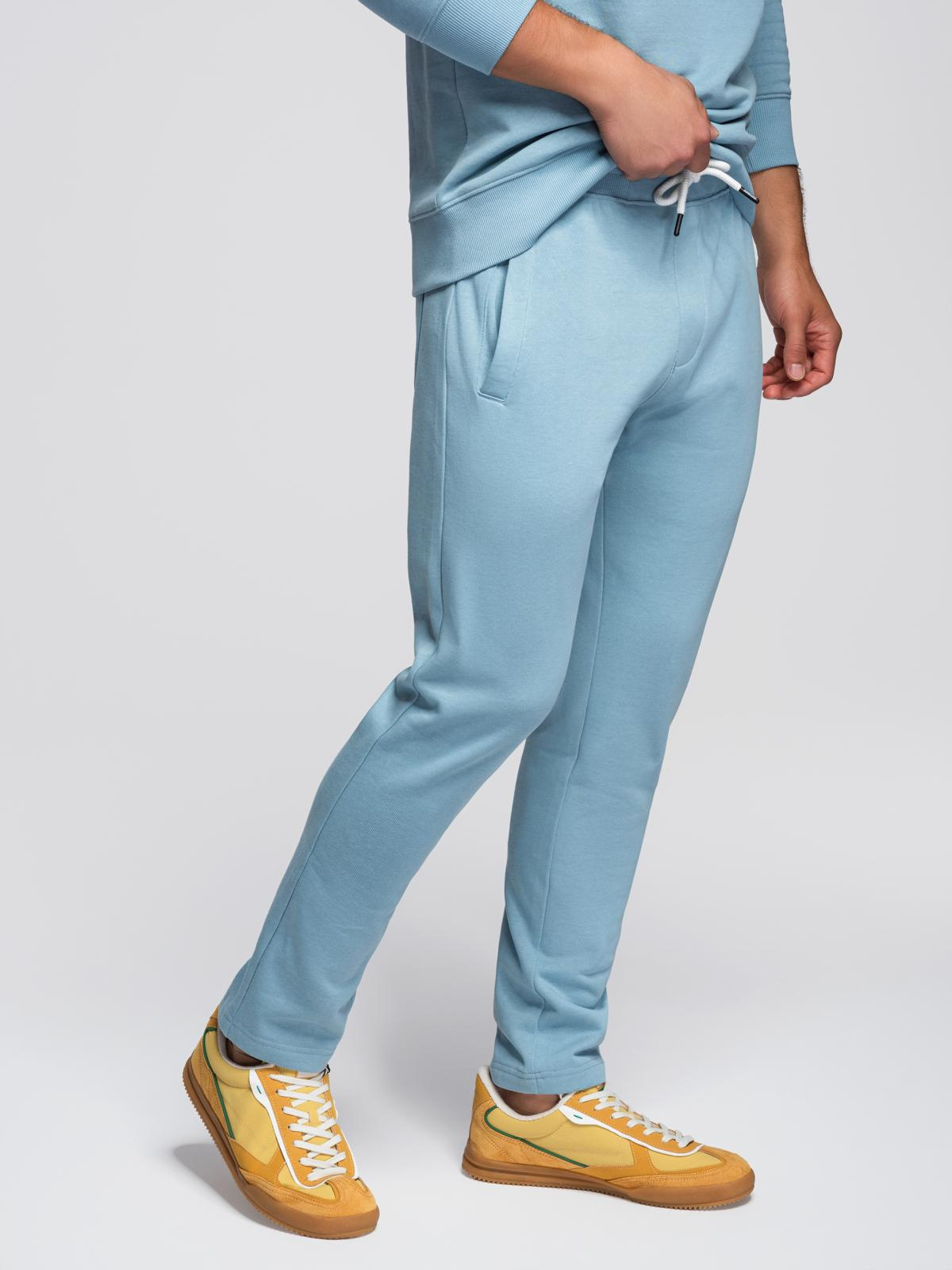 Ombre Clothing meeste puuvillased sirge lõikega dressipüksid - Image 36