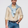 Ombre Clothing meeste pikkade käistega triiksärk - Thumbnail Image 10