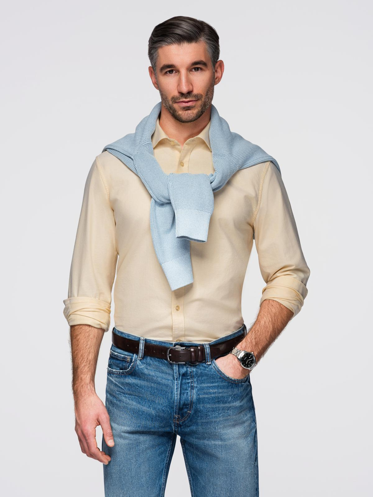 Ombre Clothing meeste pikkade käistega triiksärk - Image 10