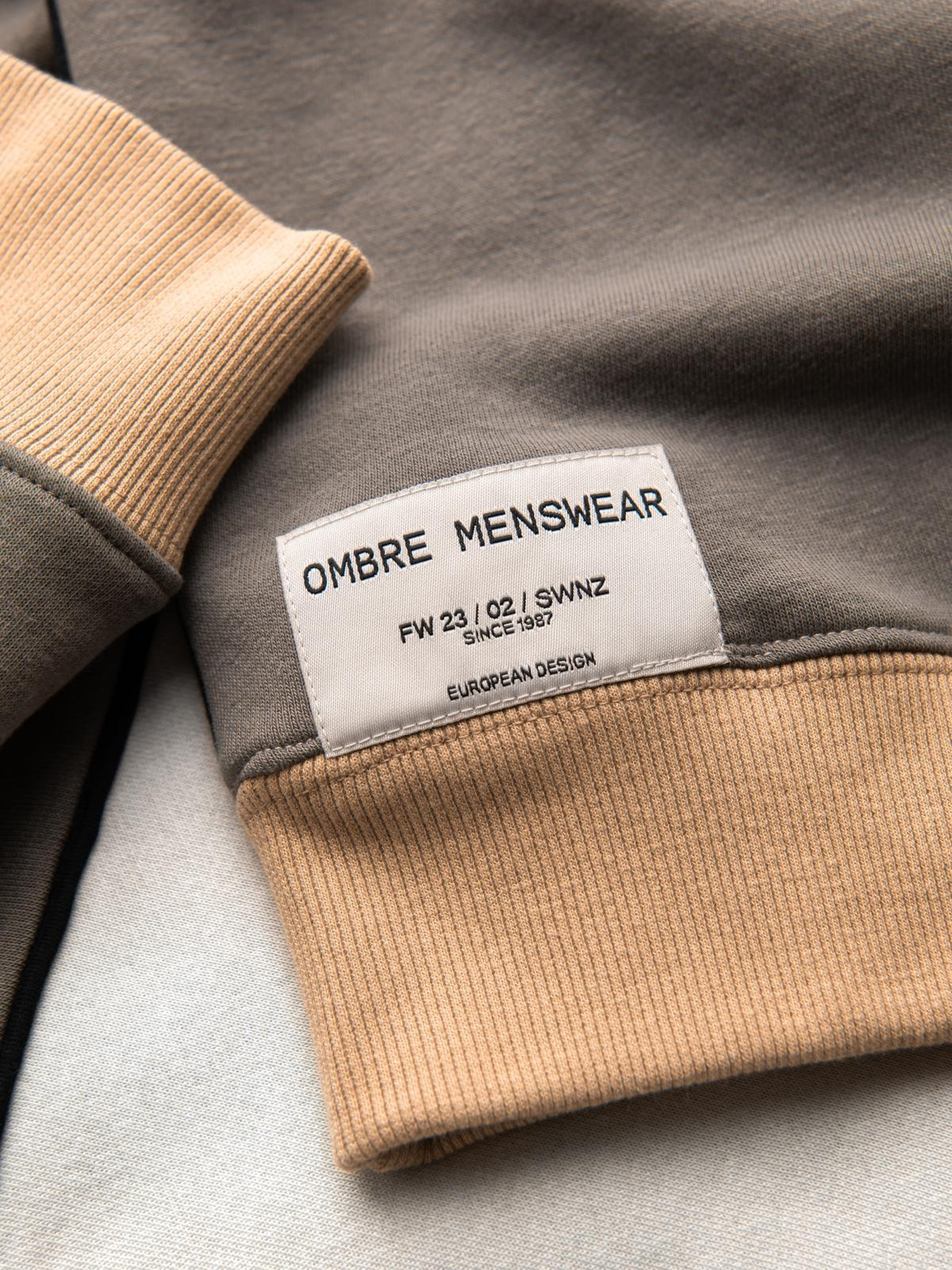Meeste ülisuur kontrastse plokiga dressipluus Ombre Clothing - Image 14