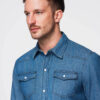 Ombre Clothing meeste teksasärk rinnataskutega - Thumbnail Image 11