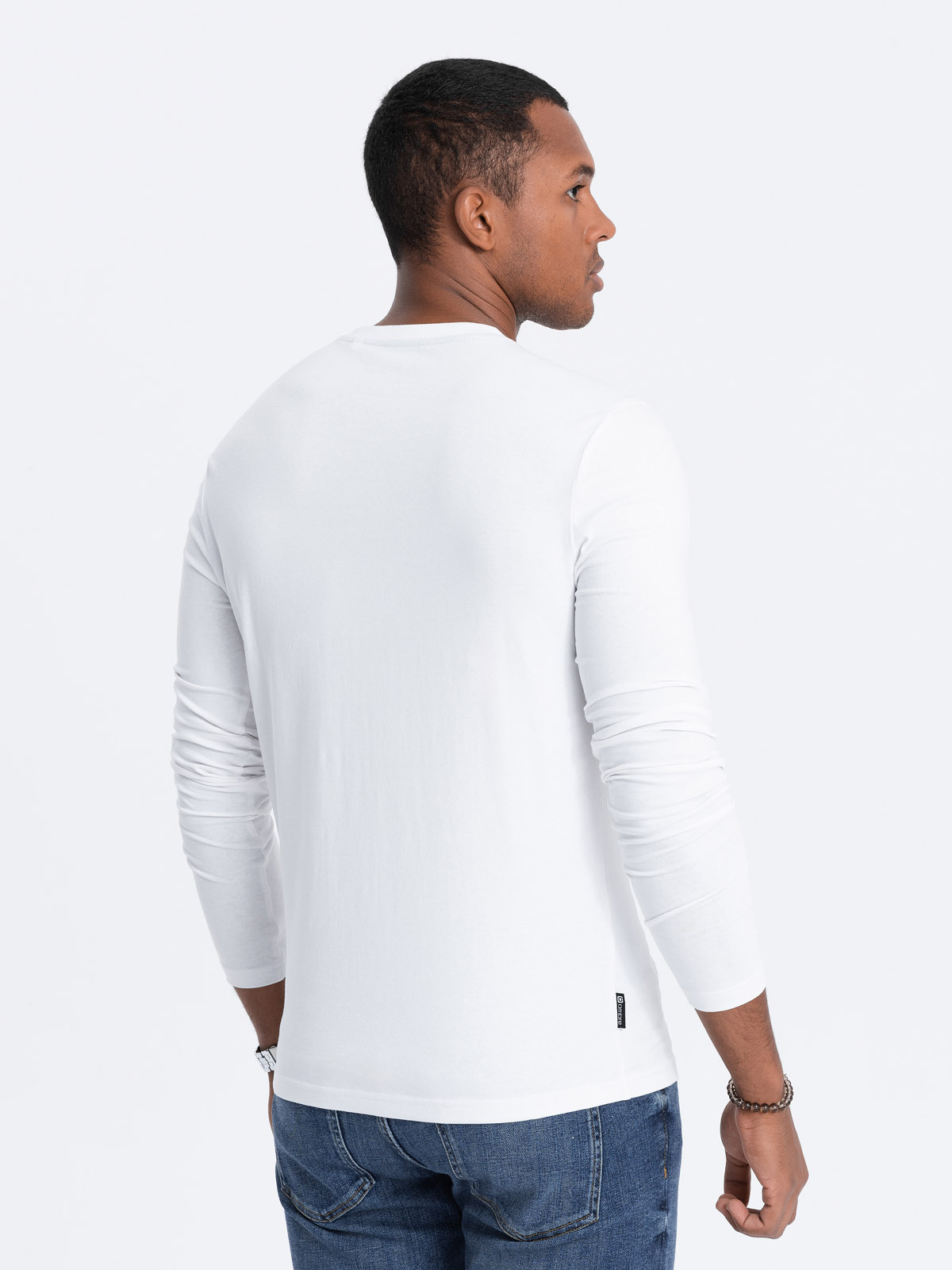 Meeste pikkade varrukatega V-kaelusega särk Ombre Clothing - Image 9