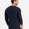 Meeste pikkade varrukatega V-kaelusega särk Ombre Clothing - Thumbnail Image 18