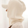 Kootud kapuuts-sall nokaga Kesi - Thumbnail Image 2