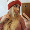 Kootud naiste talvemüts Kesi fliisvoodriga - Thumbnail Image 4