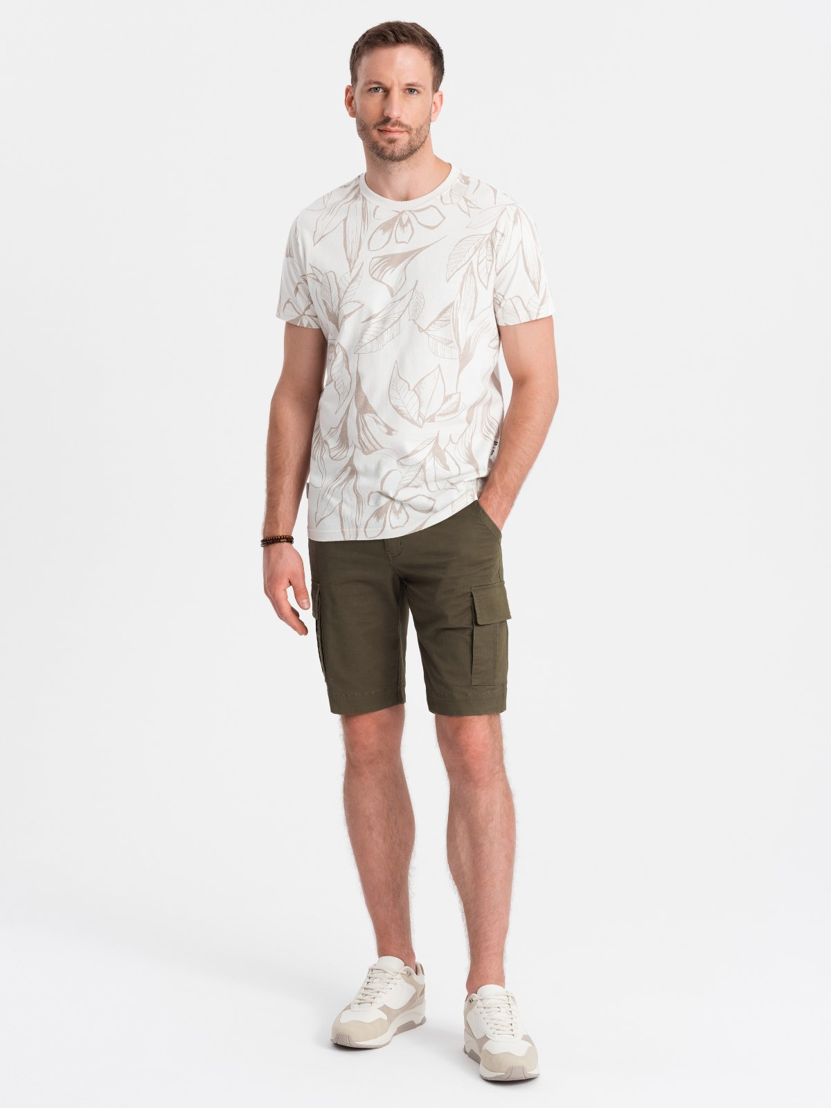 Ombre Clothing meeste cargolõikega lühikesed püksid - Image 11
