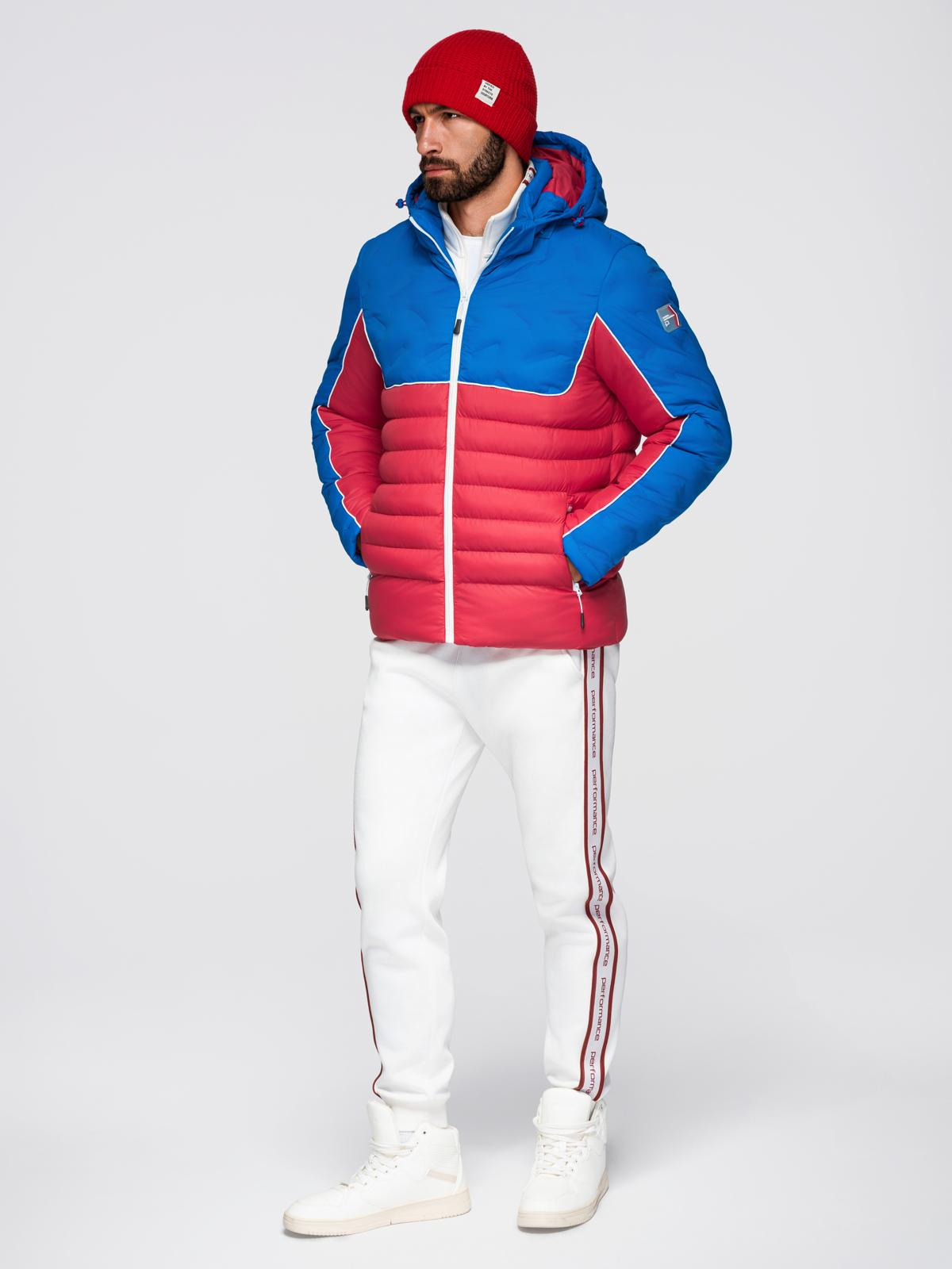 Meeste kapuutsiga tepitud pikem jope Ombre Clothing - Image 53