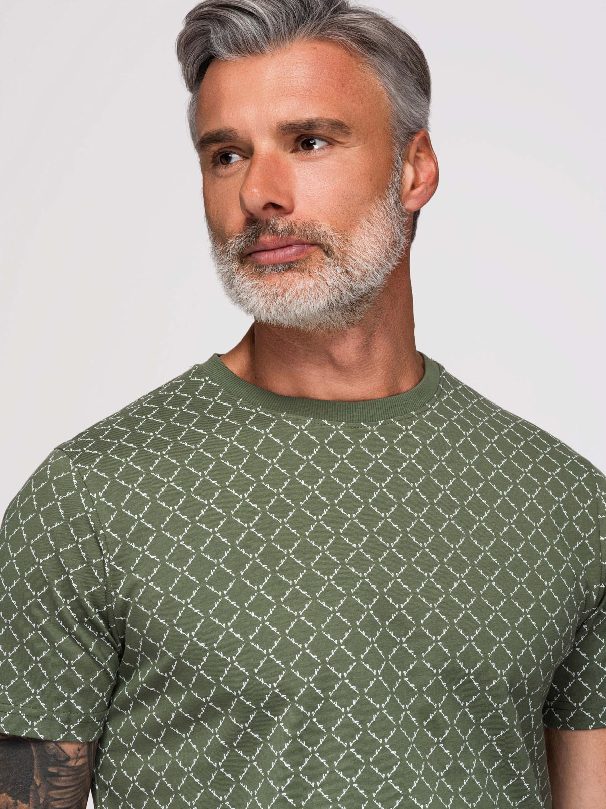 Meeste mustriline T-särk Ombre Clothing - Image 9