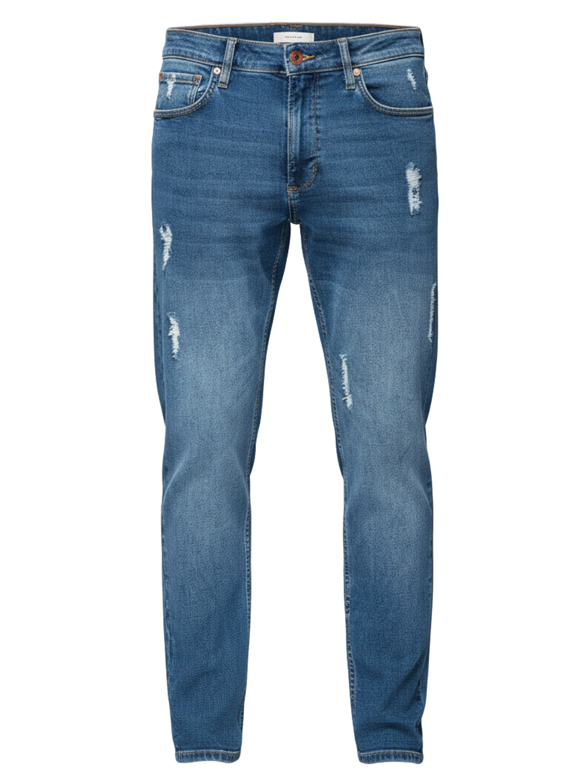 Ombre Clothing meeste teksapüksid kulutatud detailidega - Image 14