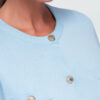 Ombre Clothing nööpidega lühikeste varrukatega naiste pluus - Thumbnail Image 4