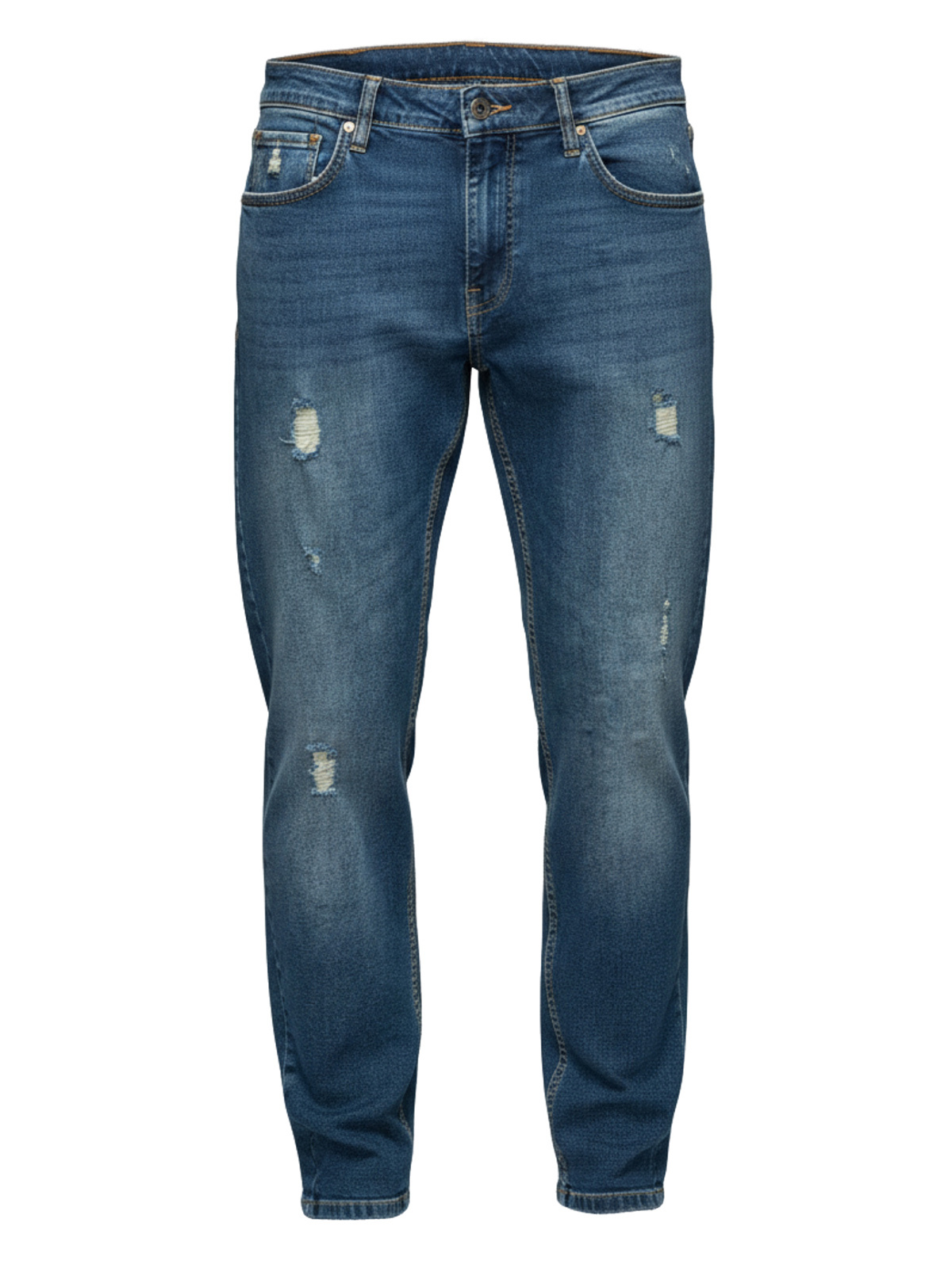 Ombre Clothing meeste teksapüksid kulutatud detailidega - Image 11