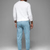 Ombre Clothing meeste dressipüksid paelte ja soonikutega - Thumbnail Image 6