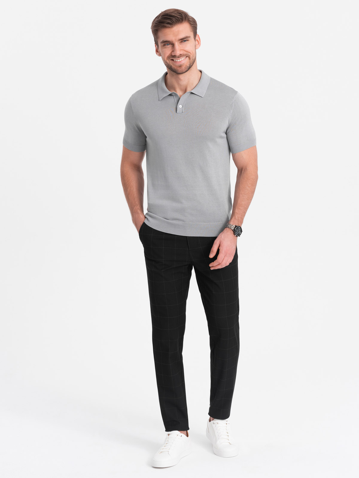 Ombre Clothing meeste ruudulised viigipüksid - Image 30