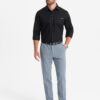 Meeste puuvillane triiksärk taskuga regular fit Ombre Clothing - Thumbnail Image 20