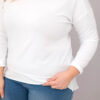 Kesi laia lõikega V-kaelusega naiste pluus - Thumbnail Image 28