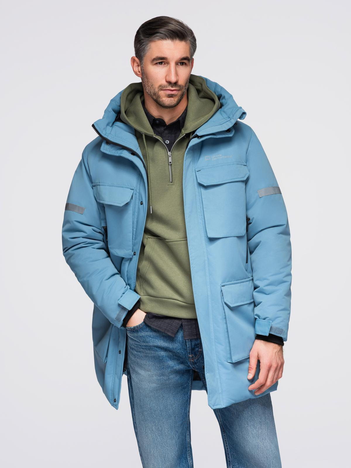 Ombre Clothing meeste kapuutsiga talvejope - Image 1