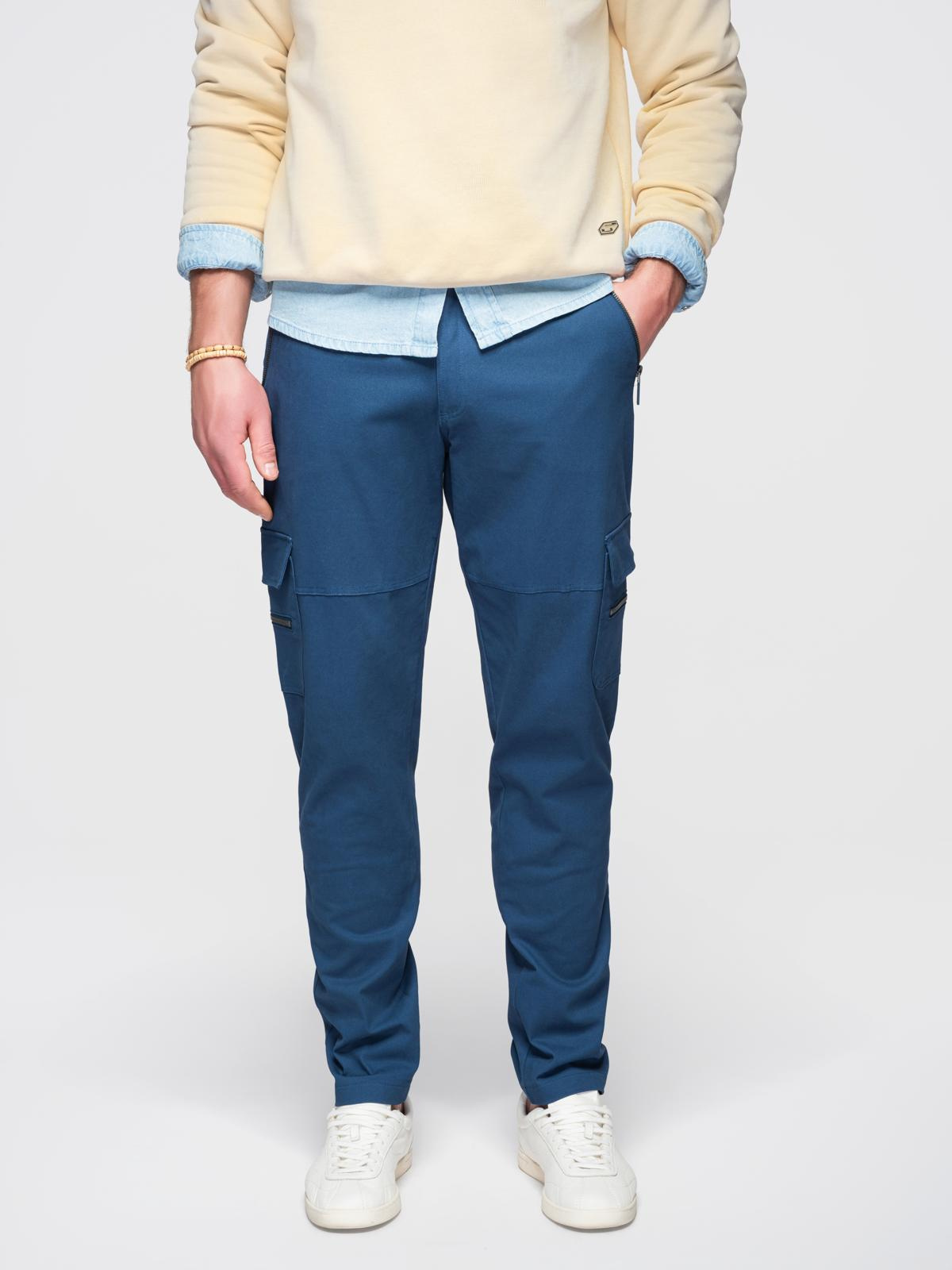 Ombre Clothing meeste cargopüksid lukuga taskutega - Image 4
