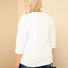 Naiste plus-size puuvillane pikkade varrukatega pusa pitsdetailiga - Thumbnail Image 47