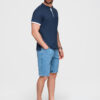 Meeste püstkrae ja nööpidega polosärk Ombre Clothing - Thumbnail Image 85