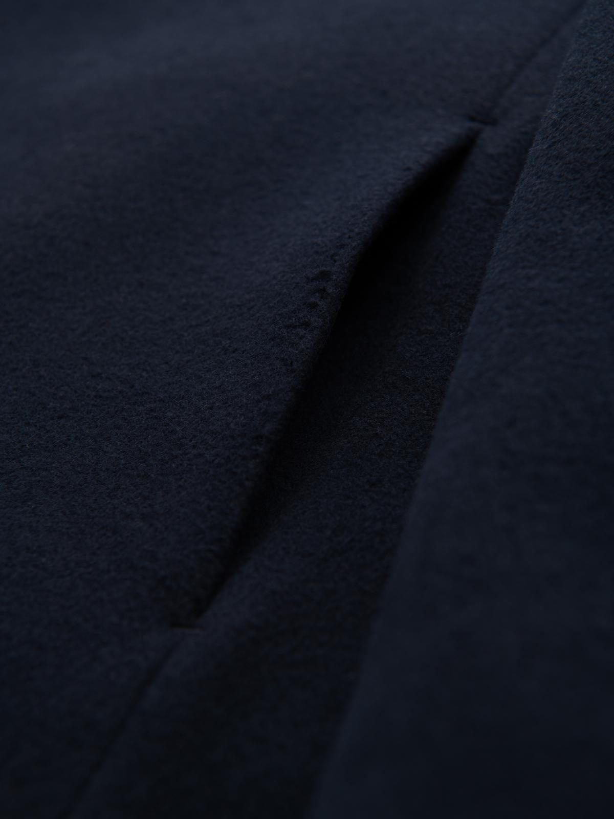Ombre Clothing meeste poolpikk mantel püstkrae ja nööpidega - Image 27