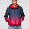 Meeste kapuutsiga üleminekujope Ombre Clothing - Thumbnail Image 7