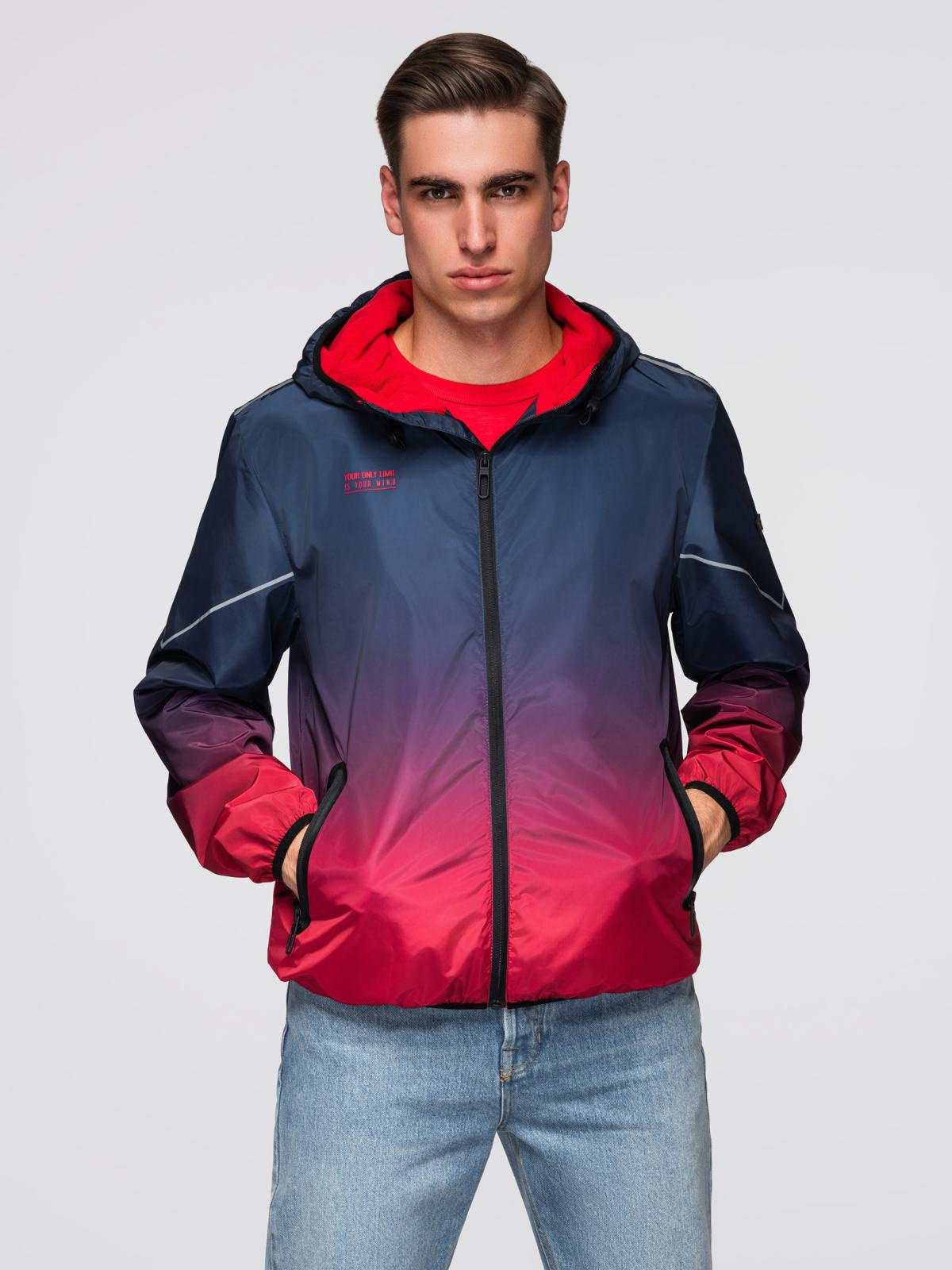 Meeste kapuutsiga üleminekujope Ombre Clothing - Image 7