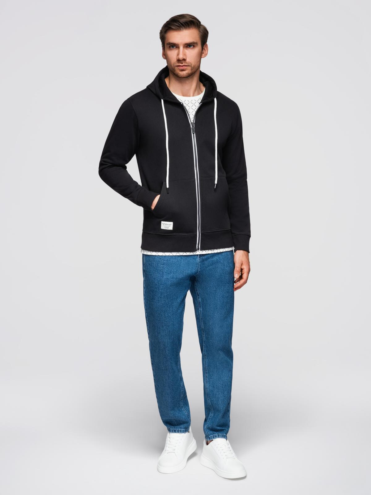 Ombre Clothing meeste lukuga kapuutsiga dressipluus - Image 29