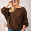 Naiste avara lõikega kampsun villaseguga Kesi Plus Size - Thumbnail Image 58