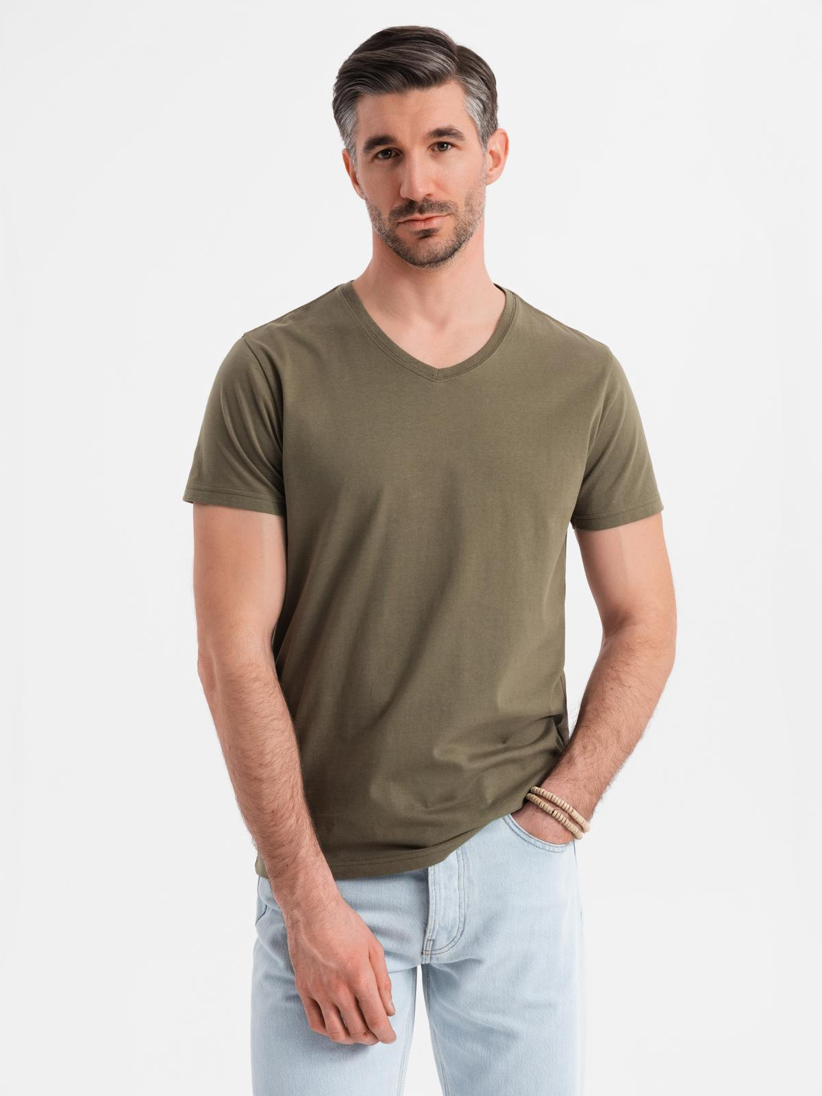 Ombre Clothing meeste V-kaelusega T-särk - Image 36