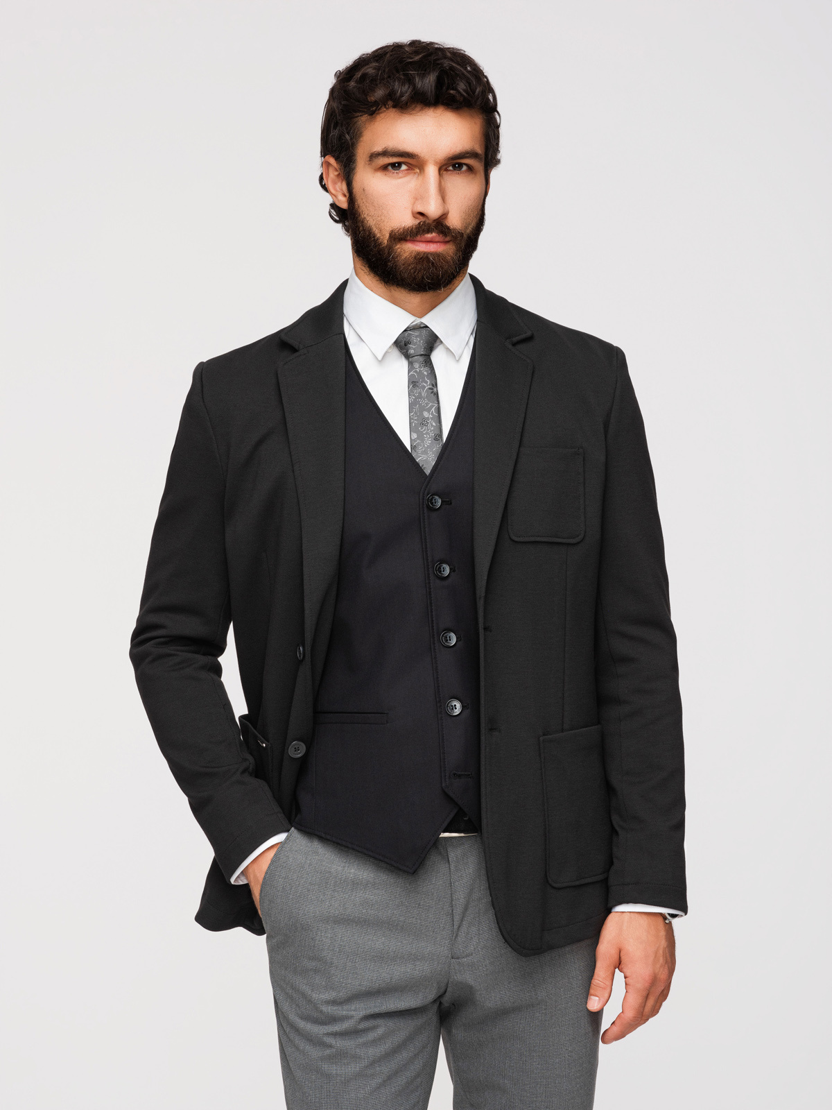 Meeste kootud bleiser Ombre Clothing Quintessence - Image 14