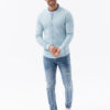 Meeste pikkade varrukatega särk püstkraega Ombre Clothing - Thumbnail Image 30