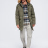 Ombre Clothing pikendatud tegumoega meeste talveparka kapuutsiga - Thumbnail Image 25