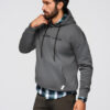 Ombre Clothing kapuutsiga meeste pusa - Thumbnail Image 3