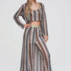 Ombre Clothing naiste pikk ažuurne kardigan - Thumbnail Image 5