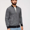 Meeste tõmblukuga dressipluus Ombre Clothing - Thumbnail Image 5