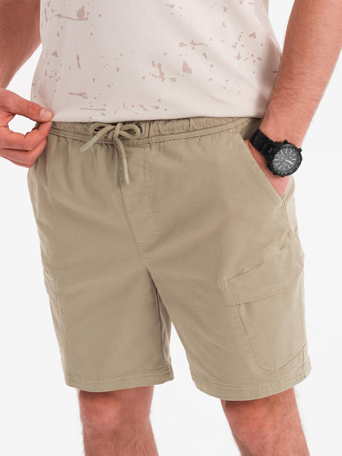 Ombre Clothing meeste lühikesed püksid nöörvööga - Image 14