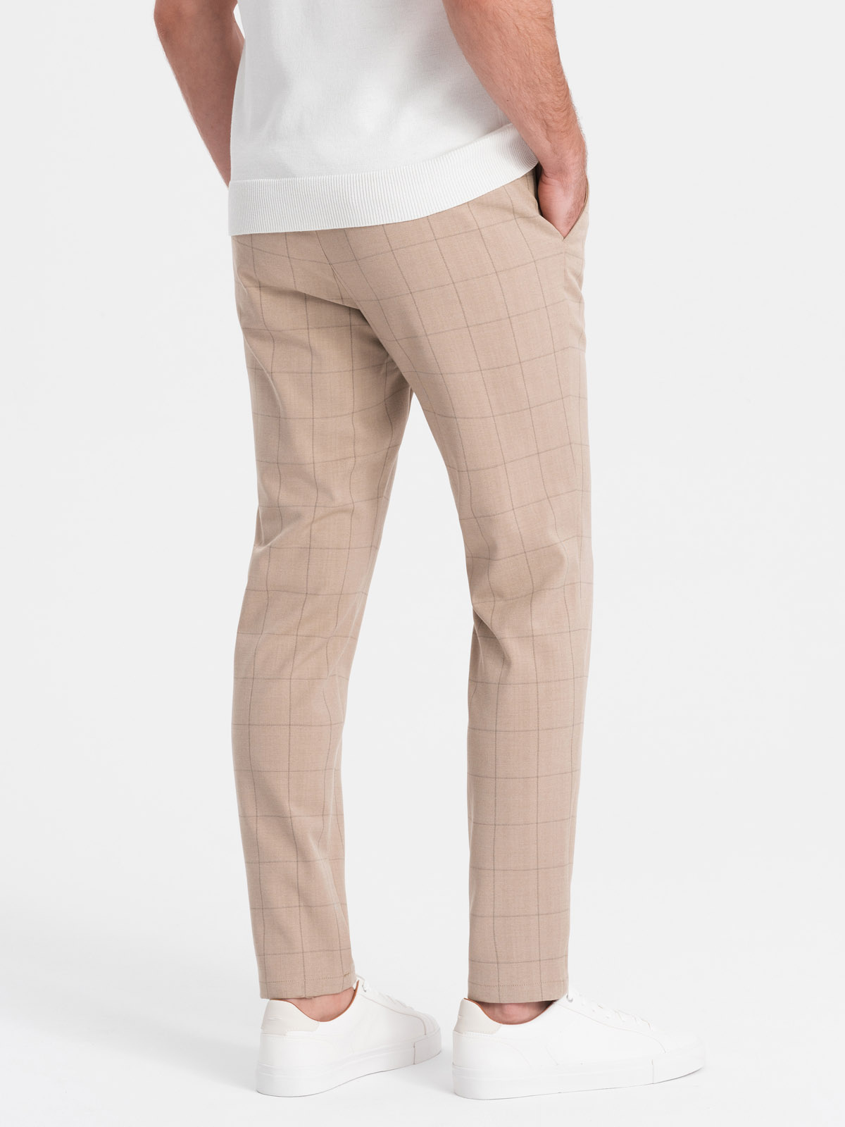 Ombre Clothing meeste ruudulised viigipüksid - Image 18