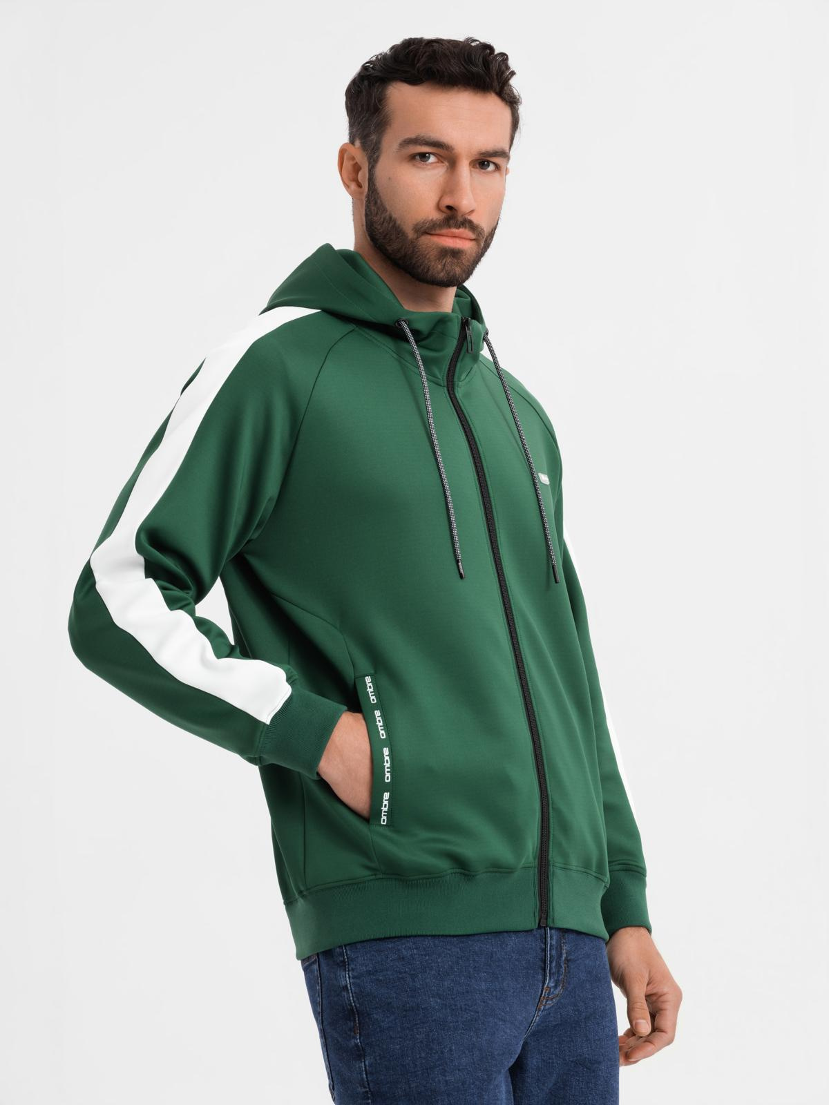 Ombre Clothing meeste lukuga pusa püstkrae ja triipudega - Image 56