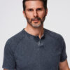 Ombre Clothing meeste nööpidega Henley T-särk - Thumbnail Image 10
