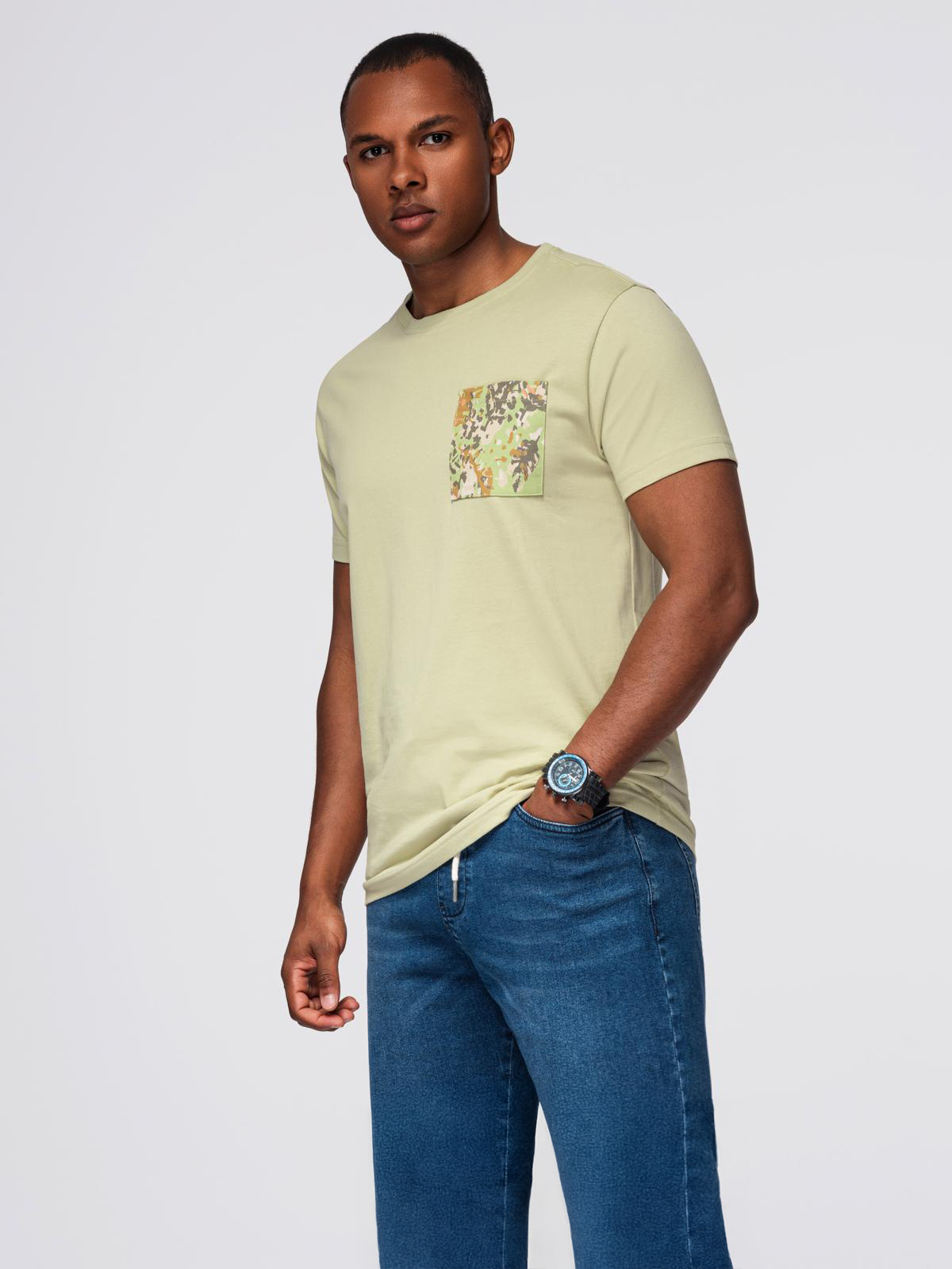 Meeste T-särk rinnataskuga Ombre Clothing - Image 7