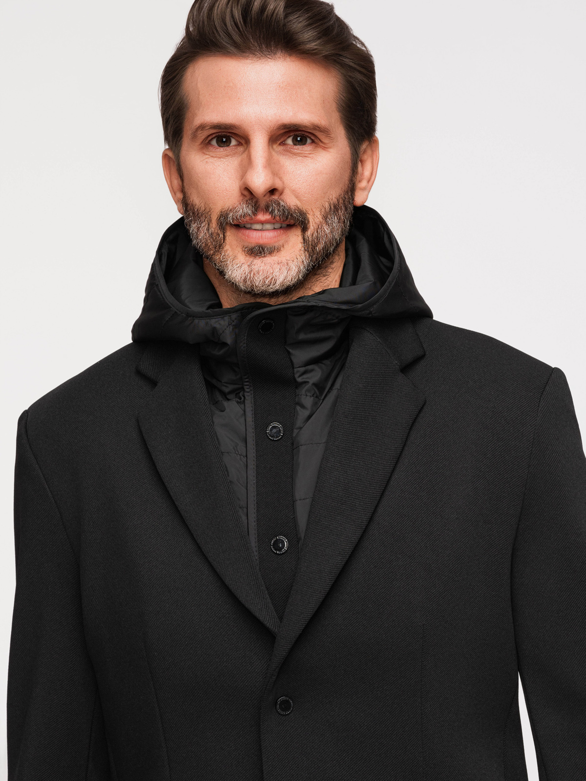 Ombre Clothing meeste pintsak-jakk eemaldatava kapuutsiga - Image 12