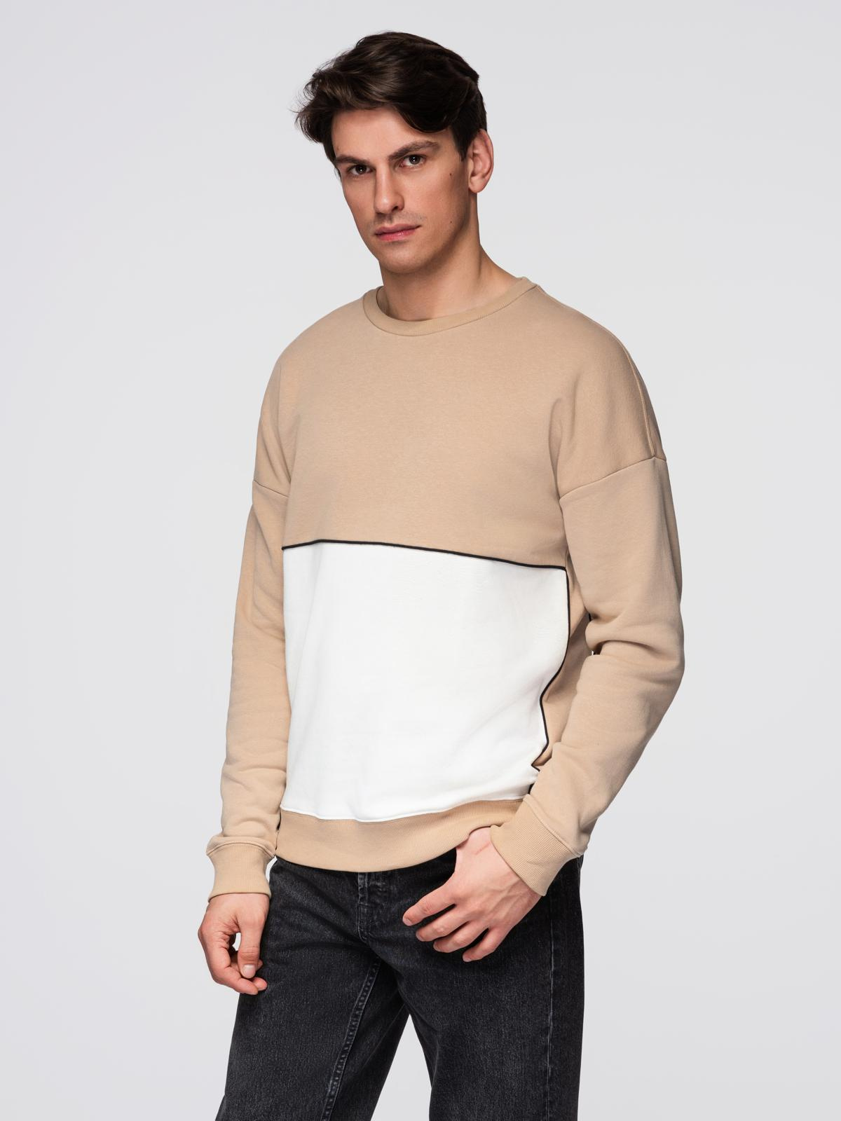 Meeste ülisuur kontrastse plokiga dressipluus Ombre Clothing - Image 4
