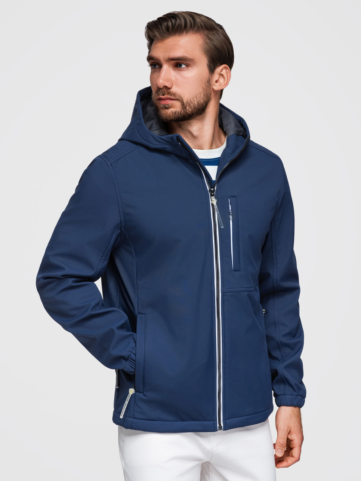 Meeste softshell-jakk Ombre kapuutsiga - Image 23