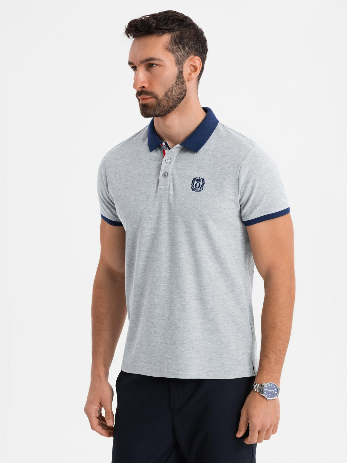 Meeste puuvillane polosärk Ombre Clothing - Image 4