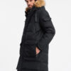 Ombre Clothing meeste talvejope kapuutsiga - Thumbnail Image 14