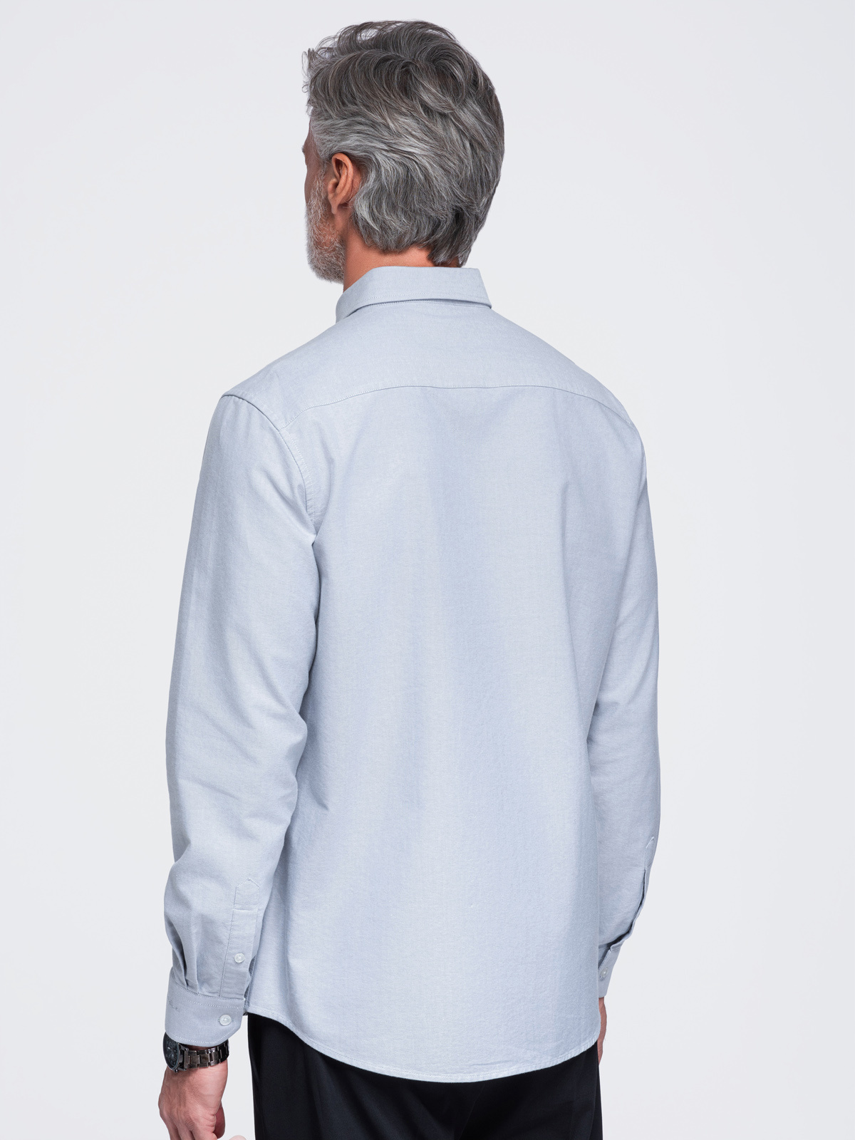 Ombre Clothing meeste pikkade käistega puuvillane triiksärk - Image 5
