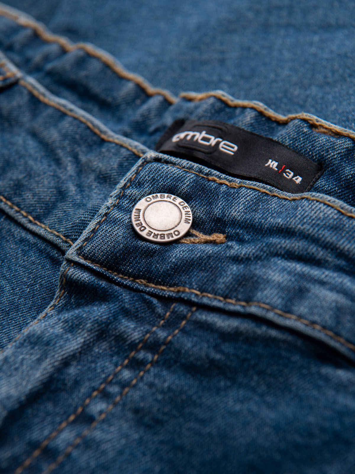 Ombre Clothing meeste teksapüksid kulutatud detailidega - Image 18